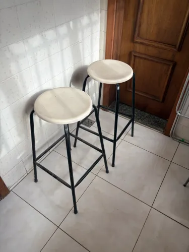 Banquetas metal (72cm altura) o par