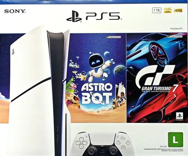 PlayStation 5 Slim Disk 1TB novo - ProGames Vale 