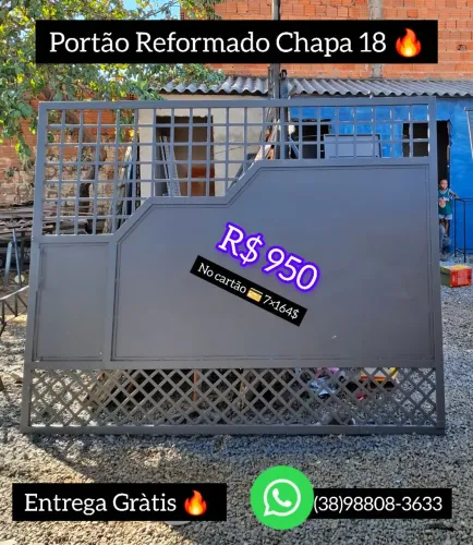 Portão Reformado Chapa 18