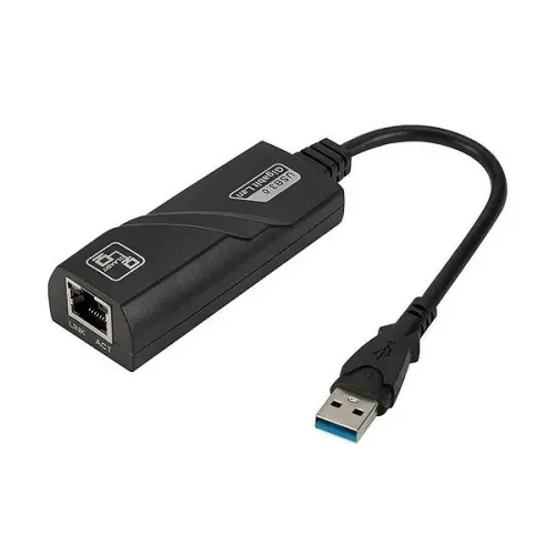Placa de Rede USB 3.0 para Rede RJ45 Gigabit Ethernet 10/100/1000Mbps