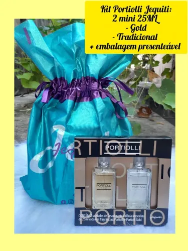 Kit Portiolli Jequiti: 2 mini 25ML + Embalagem