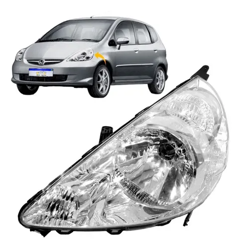 Farol Honda Fit 2003 2004 2005 2006 2007 2008 Novo L.e