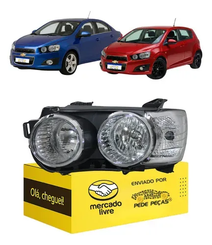 Farol Sinaleira Sonic 2012 2013 2014 Lt Ltz Ltz Effect L.e Esquerdo/motorista