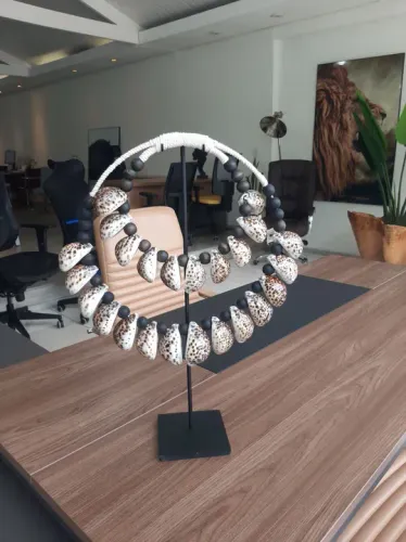 Decoração com conchas marinhas