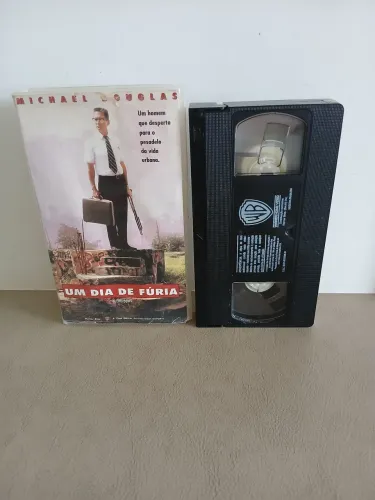 VHS Um Dia de Furia - Michael Douglas