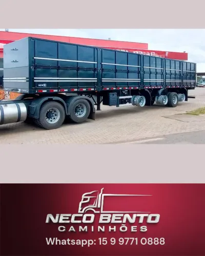 Carreta Randon 4 Eixos Zero KM Graneleira 13,5m 2025/2026 Emplacada