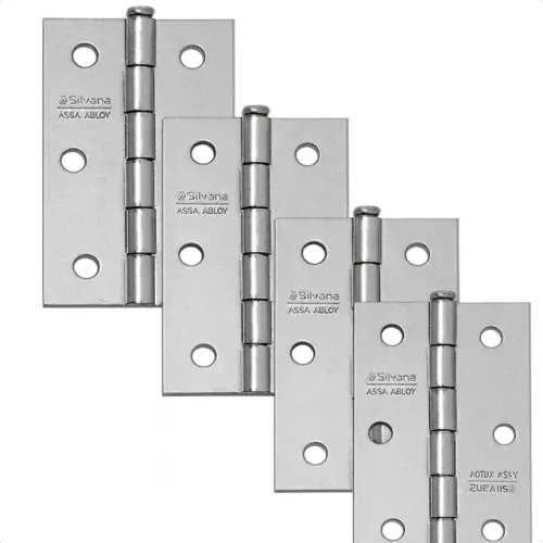 Dobradiças Novas Silvana 810 Até 15kg - 3" Polegadas Galvanizado