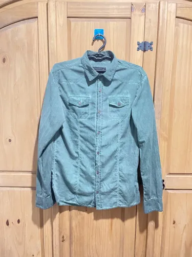 Camisa Manga Longa Verde Calvin Klein