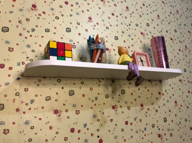 Prateleira Decorativa em MDF suporte invisível