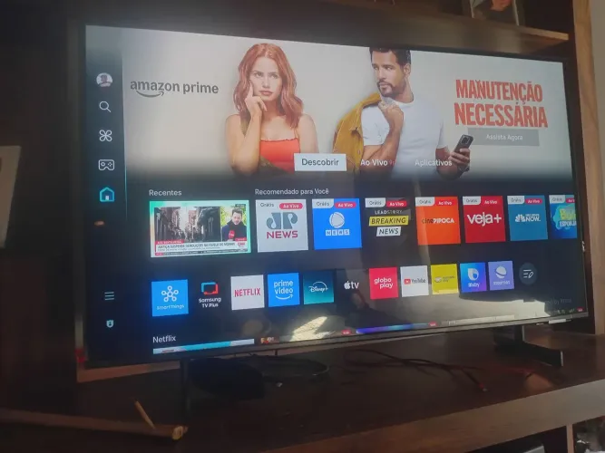 TV Samsung 43" 4K Ultra HD Crystal NOVA (NOTA FISCAL E CAIXA) IMPECÁVEL!