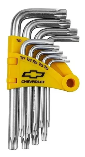 Jogo De Chave Torx - 9 Pçs - Chevrolet S/ Furo Guia Gm5121