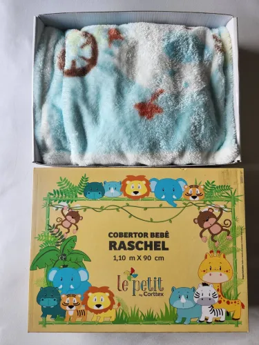 Cobertor p/ Bebê 1,10 X 0,90 bem quentinho