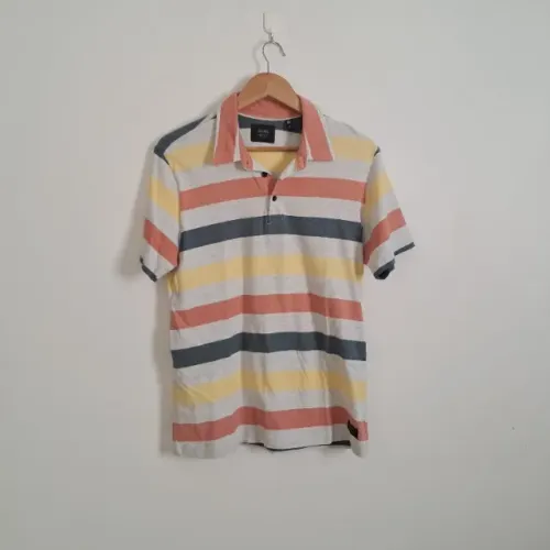 Camiseta Polo Masculina listrada