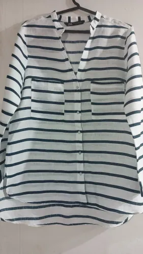 Blusa de linho Zara