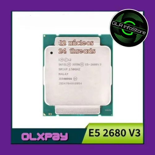 Processador Intel Xeon E5-2680 V3 12 Núcleos