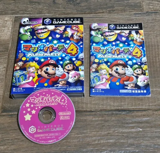 COLETÂNEA MARIO PARTY 4 5 6 7 NINTENDO GAME CUBE ORIGINAL JAPONES 