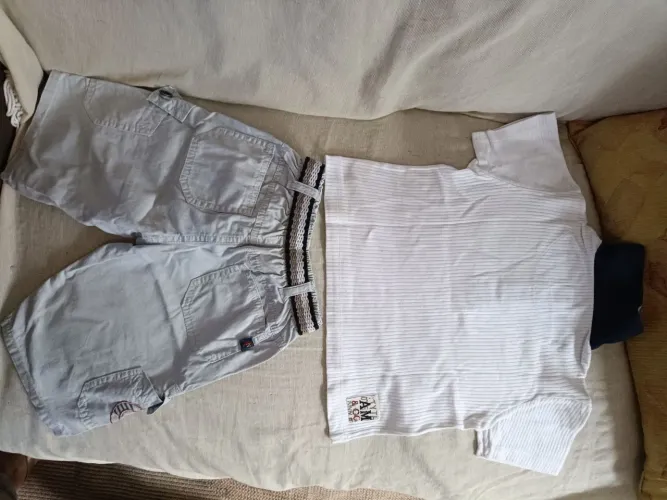 Conjunto Shorts e Blusa Infantil Arte Menor - Tamanho 3 Anos