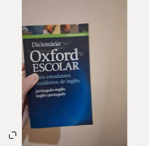 Dicionário Oxford escolar inglês 