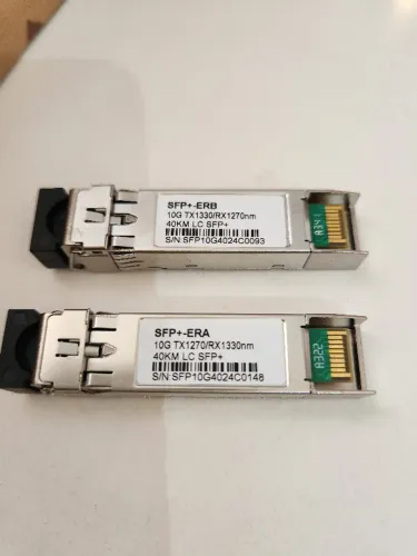 Par Módulos Gbic Sfp 40km 10g Lc Bidi Bx-40d + Bx-40u
