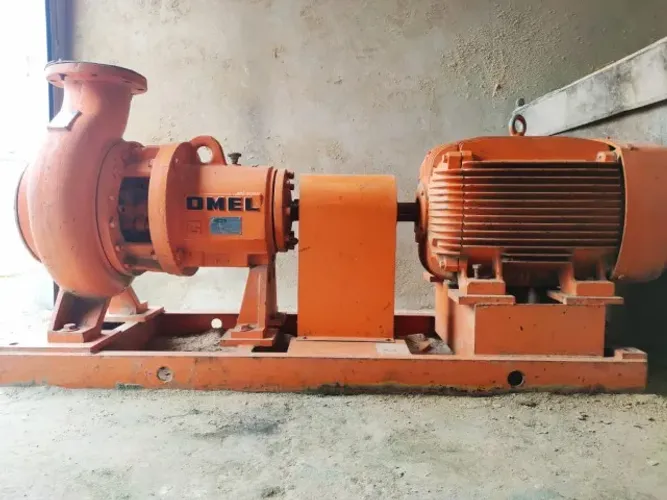 bomba omel nova sem uso com motor 75cv