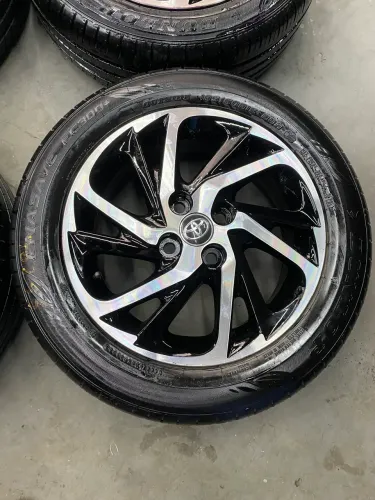 Rodas aro 15 Toyota originais + pneus dunlop 99%