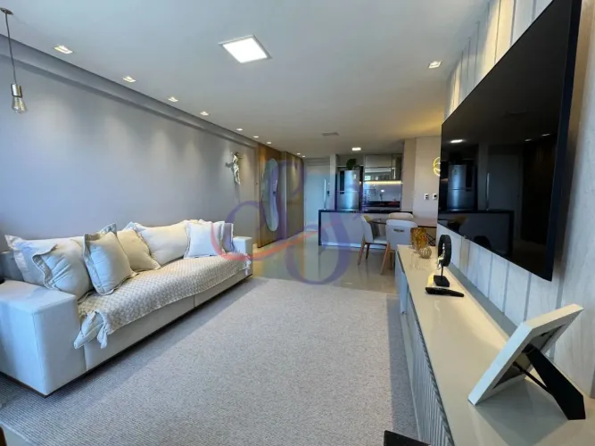 Apartamento mobiliado e com vista mar no bairro Cocó