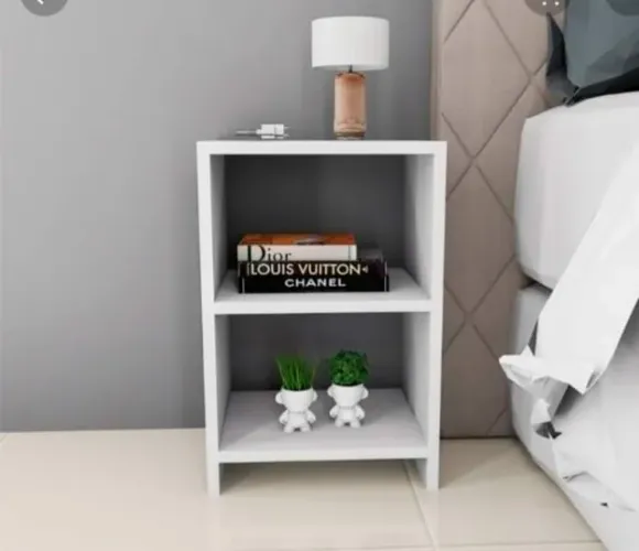 Mesa de Cabeceira Nicho Quarto Branco