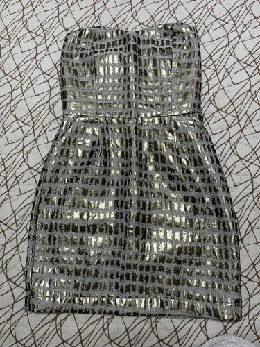 Vestido Tubinho Dourado