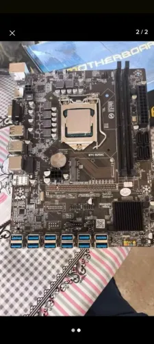 Placa mãe para mineracao B250c acompanha processador