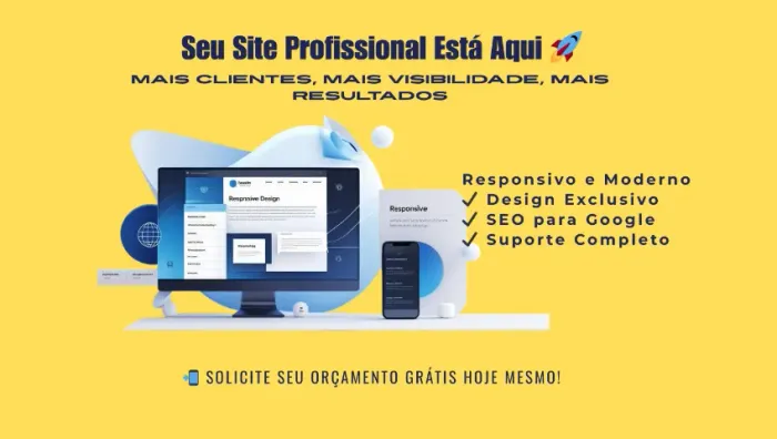 Seu Site Profissional Está Aqui