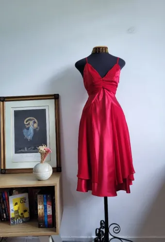Vestido Vermelho Festa