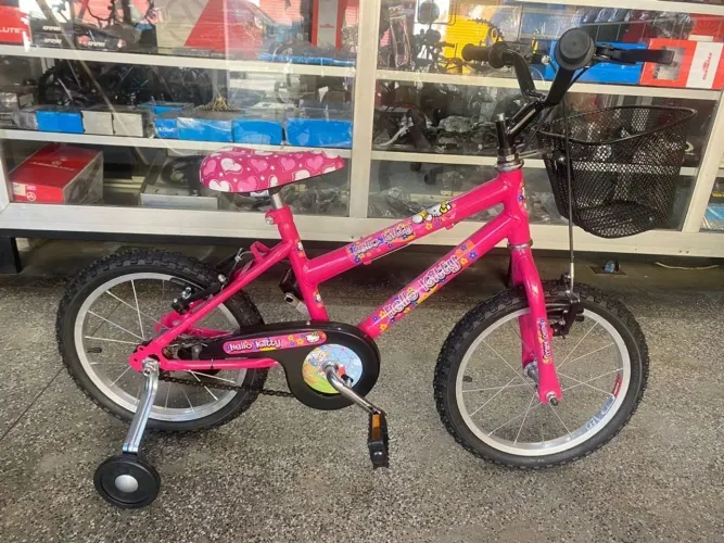 Bicicleta Inf. Aro 16 Feminina C/ Rodinhas PROMOÇÃO