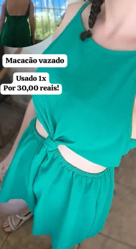 Macacão curto - Desapego de roupas usadas!