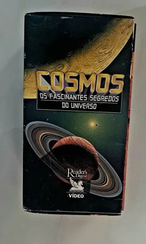 Box 3 Fitas VHS - Cosmos: Fascinantes Segredos do Universo