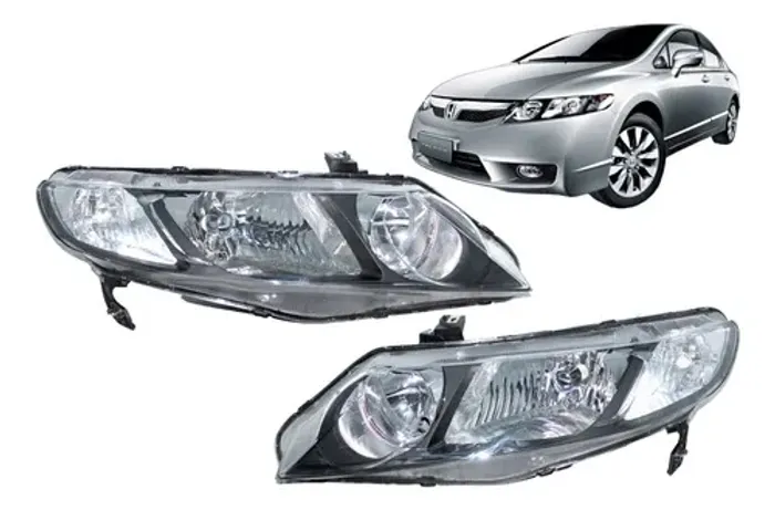 Farol Honda New Civic 2007 2008 2009 2010 2011 Novo L.d