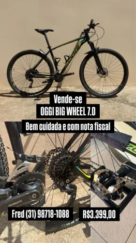 OGGI BIG WHEEL 7.0 - montagem pra quem entende, nota fiscal - Contagem/MG