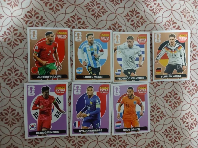 7 Figurinhas Extras Legends da Copa 2026 (leia o anúncio!)