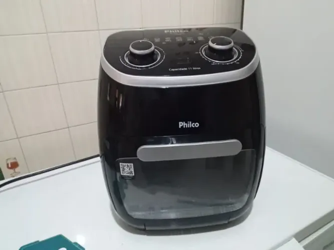 Fritadeira Philco Air Fryer 2 em 1 Oven 11L 1700W 