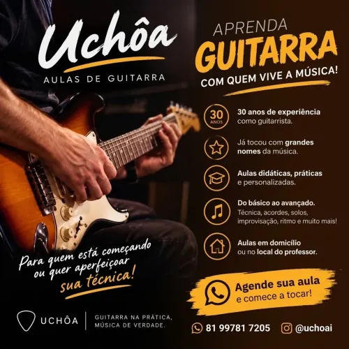 Aprenda a tocar violão e guitarra 