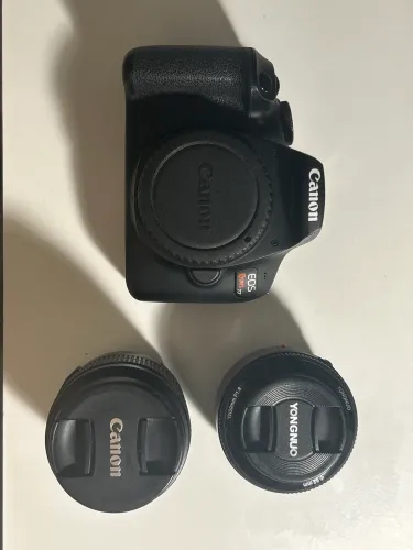 Canon T7 + Lente Kit + 50 mm Yongnuo