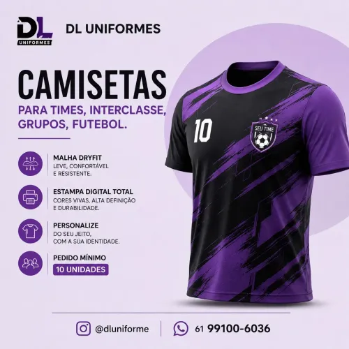 Camisetas para uniformes empresas e comércio
