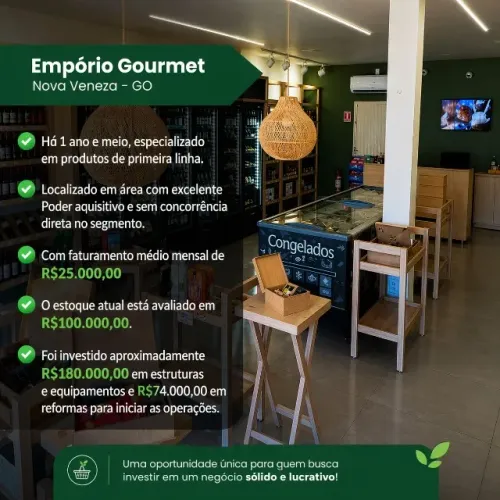 Empório Gourmet em Nova Veneza - Goiás