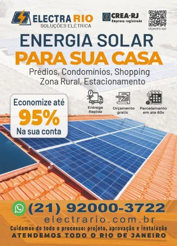 Instaladora de Energia solar - Somos uma empresa de Engenharia elétrica especializada.