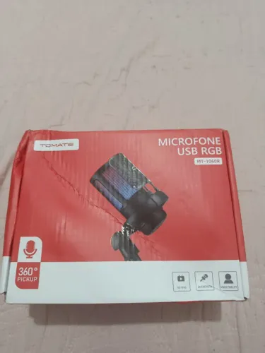 MICROFONE USB MT-1060R TOMATE RGB