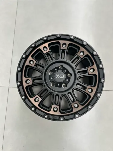 Jogo De Roda XD-829 Preto Semi-Brilho Detalhe Bronze 5x127 - 18x9 Offset 0 (Nv)