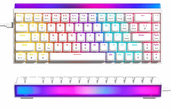 Teclado gamer Womier Novo zero