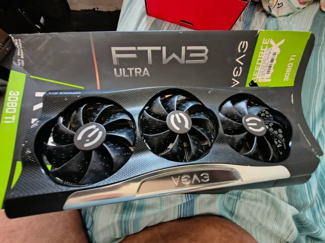 Rtx 3080 ti evga pintada de branco 
