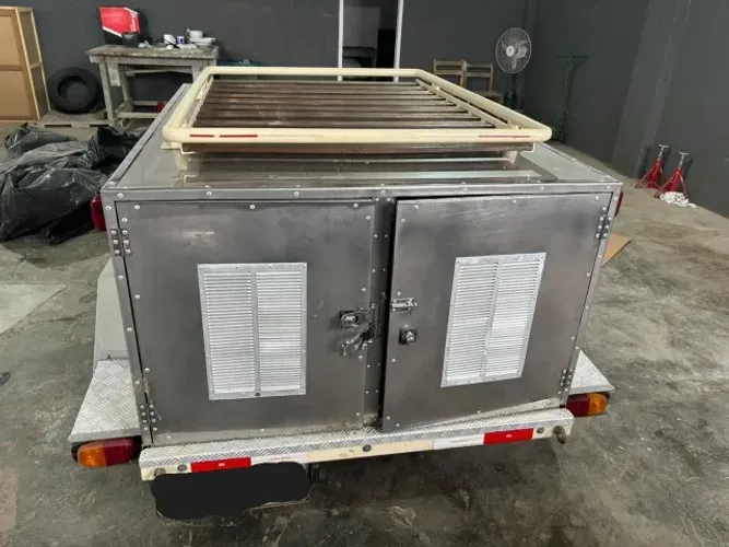Carretinha de aço inox