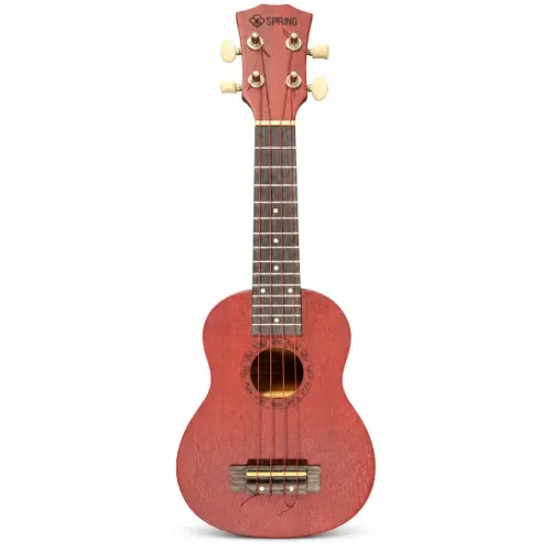 Ukulele Acústico Spring Soprano 21 Polegadas Vermelho