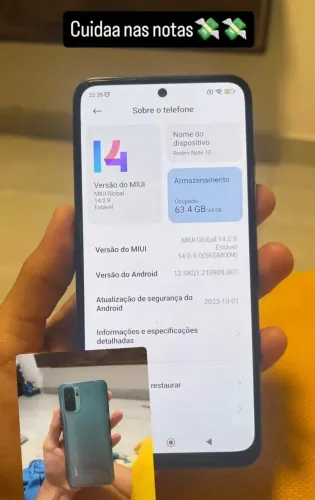 Celular Redmi Note 10